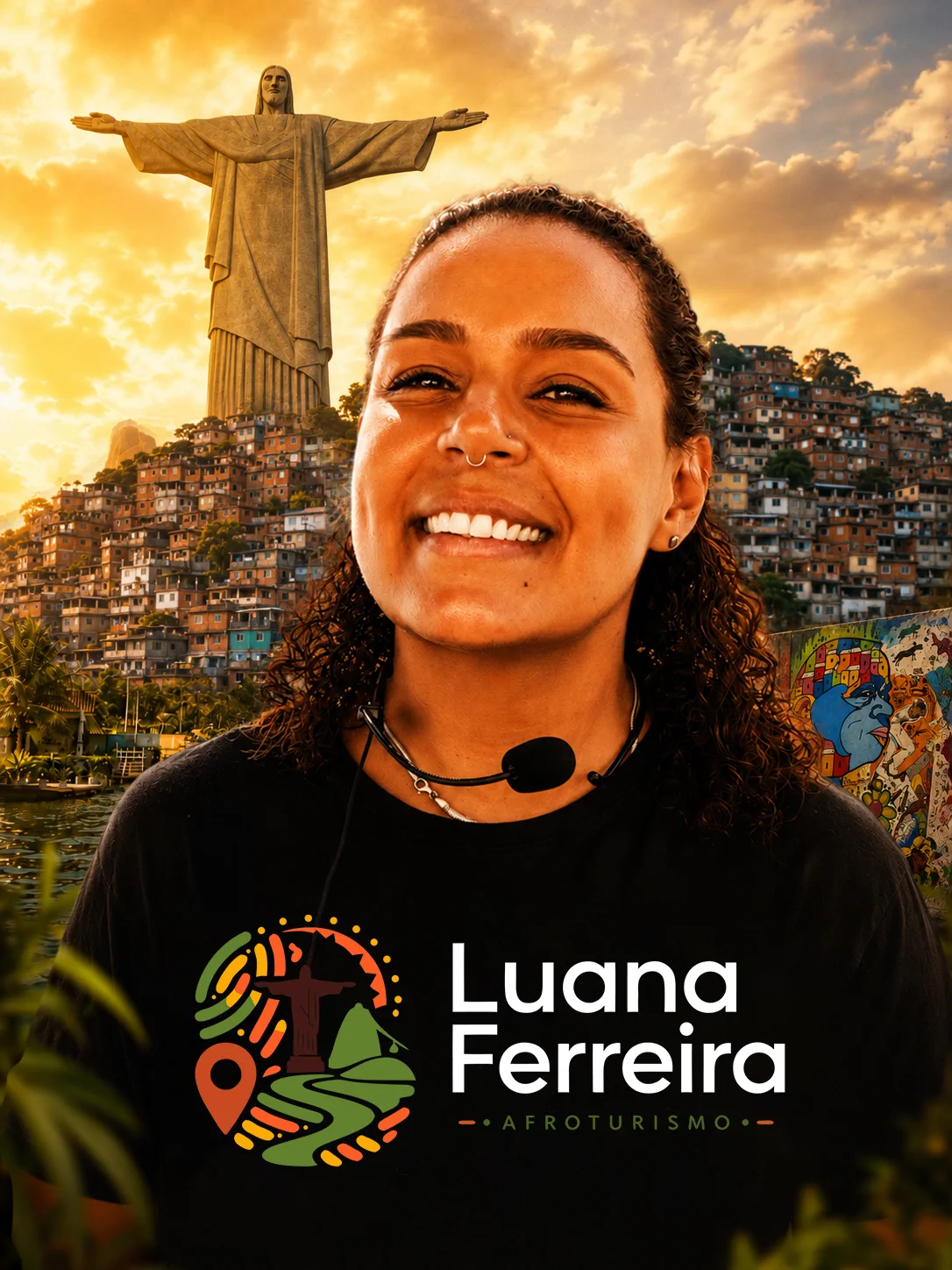 Luana Ferreira, historiadora e guia de Afroturismo no Rio de Janeiro